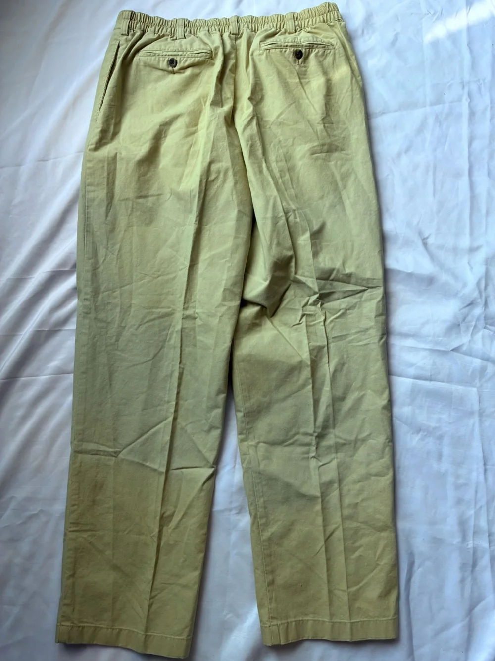 L.L. Bean Men's Chino Pants in Light Tan